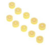 Alipis 200Pcs DIY Lemon Polymer Clay Spacer Beads for Bracelet Necklace Making, Soft Flat Fruit Beads Jewelry Craft Accessories for Handmade Jewelry