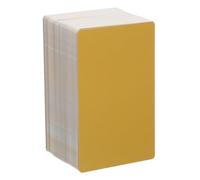 Alipis 200pcs Gold Aluminum Metal Business Cards for Laser Engraving DIY Name Plates Tags Blank Stamping Charms with Anti-Oxidation Coating Business Visiting Cards