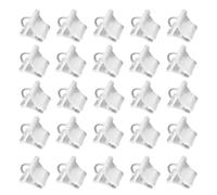 Alipis 200pcs Plastic Plant Support Clips for Gardening, Lightweight and Strong Support Clamps to Help Plants Grow Upright, Suitable for Stalks and Vines in Outdoor Garden Use