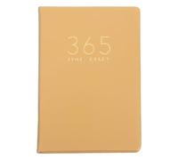 Alipis 2026 A5 Daily Planner Notebook with PU Cover, Monthly and Weekly Calendar Organizer, Academic Habit Tracker and To-Do List Journal, Golden Daily Study Schedule for Students and