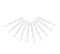 Alipis 20pcs Acrylic 14mm Octagonal Crystal Beads with 6+1 Pointed Pendants Hanging Adornment for DIY Craft Jewelry and Chandelier Decoration