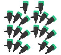 Alipis 20pcs Adjustable Drip Irrigation Emitters for Tubing Rotating Anti-clogging Drippers for Garden Lawn Succulents Raised Beds Fit Watering System