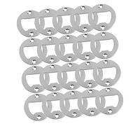 Alipis 20pcs Beer Opener Parts Bottle Opener Accessory Bottle Cap Remover Beer Insert with Screws Inserts DIY Tool Making Tool