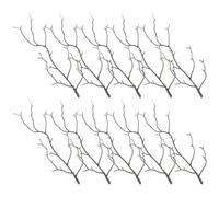 Alipis 20pcs Black Artificial Branches Plastic Tree Twigs Decoration for Wedding and Home Decor, Never Wither, No Fertilizer Required, Faux Branches for Indoor Use