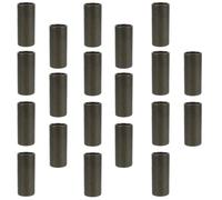 Alipis 20pcs Black Golden Packing Boxes Essential Oil Bottle Holders Multipurpose Tea Container Medium Reusable Kraft Jar Tube for Travel Cosmetic