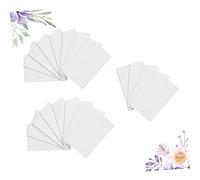 Alipis 20PCS Blank Tags White Contactless for Phone Access Control Attendance Property Id Parking Logistics Management
