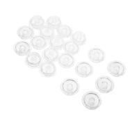 Alipis 20pcs Blind Bottom Rail Button Plugs Window Blind End Caps Cord Pull Cord Stops Replacement Parts for Home Office Window Treatment