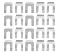 Alipis 20PCS Brake Line Clips: Hose Clamps U Shape Bracket Brake Cable Retainer Replacement Retaining Locks for Car Motorcycle Truck