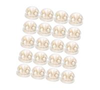 Alipis 20pcs Brass Silicone Earring Backs Ear Stoppers Tear Resistant Noise Reduction Comfortable Replacement for Earring Accessories