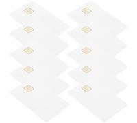 Alipis 20pcs Chip Ic Card 16k Memory White Pvc Copper Portable Security Card for Access Control System Automotive Applications
