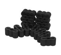 Alipis 20pcs Drawer Rail Parts Set with Rubber End Stoppers, Anti-Pull Out Drawer Slide Bumpers and Anti-Drop Clips for Cabinet, Dresser and Wardrobe Furniture Repair