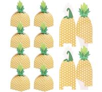 Alipis 20pcs Favor Boxes for Wedding Pineapple Pattern Paper Packaging Box with Chic Colored Design Lightweight Snack Storage Decorative Festive Atmosphere for Daily Life