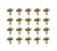 Alipis 20pcs Golden Drum Lug Mounting Screws Metal Replacement Snare Screws Suitable for Drum Repairs and Renovations for Children's Accessories