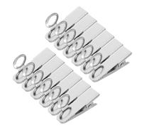 Alipis 20pcs Microphone Lapel Clips with Adjustable Angle Secure Wired Mic Holders for Ties Suits Shirts Compact Design for Presenters Actors Educators Enhanced Audio Clarity