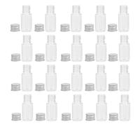 Alipis 20pcs Mini Dispensing Bottles Aluminum Top Empty Tubes for Samples Aromatherapy Travel Small Containers