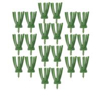 Alipis 20pcs Plastic Artificial Carrot Heads with Green Leaves, Decorative DIY Easter Carrot Decorations, Fake Vegetable Tops for Spring Party and Craft Supplies