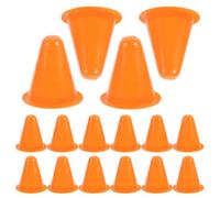 Alipis 20pcs Roller Skating Marker Cones Skating Marker Cones Pe Orange Stackable Plastic Obstacle Setting Agility Training for Athletes and Skate Training