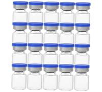 Alipis 20pcs Small Transparent Glass Vials with Caps for Liquid Storage and Sample Bottles for Experiments Hospitals and Reliable Analysis