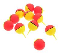 Alipis 20pcs Spherical Fishing Bobbers Float Plastic Floats for Live Bait Rig High Visibility Walleye Slip and Stopper for Freshwater Fishing Accessories
