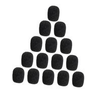 Alipis 20pcs Spray Cotton for Lapel Microphone Sponge Mic Covers for Windscreen Protection in Studio Recording