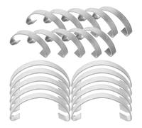 Alipis 20pcs Steel Cage Door Hooks Simple Poultry Door Hook Metal Spring Clip Artistic Design Space-Saving Sturdy for Breeding Cages