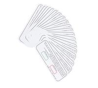 Alipis 20pcs Uva Uvc Light Test Cards 2.5x7cm UV Detector Sensor Cards for Indoor UV Intensity Measurement and Accurate Wavelength Identification in Home and Professional Use