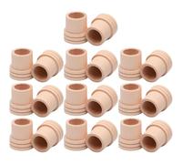 Alipis 20pcs Wood Moxa Fire Extinguisher Suitable for 1.8cm Moxa Stick Convenient to Carry out Withstand High Temperature for Moxibustion Therapy