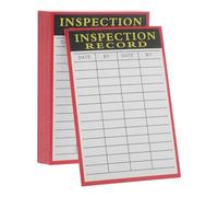 Alipis 20Sheet Inspection Record Cards for Efficient Inventory Tracking and Pallet Management in Warehouses Fill Format for Accurate Documentation and Reliable Data Support