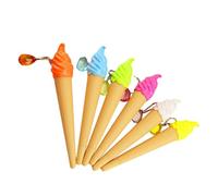 Alipis 24 Pcs Ice Cream Gel Ink Pens for School Writing Cartoon Shape Creative Doodle Pens for Teens Smooth Non-skid Gel Ink Refill Stationery for Office and Home Use Random Color