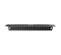 Alipis 24-Port 19-Inch Metal Cable Organizer Rack Steel Network Cable Management Unit for Server Racks and Network Accessories Sturdy Raceway System for Office and Data Centers