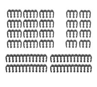 Alipis 24pcs Black Pp Cable Clips Power Supply Extension Cable Organizer for Motherboard and Gpu with Special Design and Fine Craftsmanship for Keeping Power Neat and Well Managed