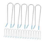 Alipis 24pcs Curler Roller Replacement Clips Perming Rollers Clamp Hot Roller Replacement Clips U Shaped Hot for Small Curlers