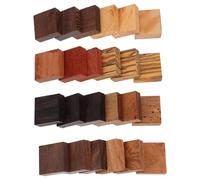 Alipis 24pcs Natural Wood Rings Blanks for DIY Jewelry Making Smooth Flat Wooden Blocks for Carving Painting Crafting Finger Rings Earrings and Accessories