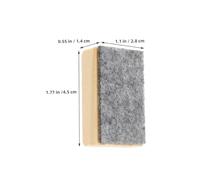 Alipis 24pcs Small Felt Chalkboard Erasers Portable Blackboard Cleaner for Teachers and Dust-Control Polished Wood Chalk Eraser for Classroom Office and Home Use Gentle Surface Protection