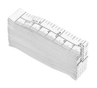 Alipis 25Pcs Disposable Paper Tape Measure Dual Metric and Imperial 1 Meter Length Soft Measuring Tape for Medical and DIY Projects with Numbering and Writable Surface