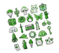 Alipis 25pcs Embroidery Patches Assorted Cartoon Designs for Jackets Jeans Fabric Repair Iron Appliques for Hat Backpack Creative DIY Embroidered Patch Stickers