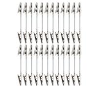 Alipis 25pcs Metal Wire Double-Ended Alligator Note Holder Memo Clip Holder for Notes Memos Lightweight Papers Cards Double-Headed Alligator Clip for Office Use