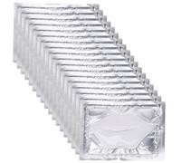 Alipis 25pcs Sleeping Lip Gel Pads Plant Fibre Exfoliating Moisturize Lip Care Supply White Home Birthday Banquet Gift for Mother Girlfriend