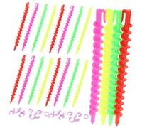 Alipis 26pcs Spiral Perm Rods 15cm Small Solid Hair Curlers Perm Rod Rollers for Styling Women’s Short Hair Professional Hairdressing Tools