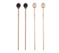 Alipis 2pairs Marimba Mallets with Maple Handles Wool Yarn Head Percussion Sticks for Xylophone and Orchestral Use Mid-high Frequency Response Mallet for Marimba Playing and Ensemble