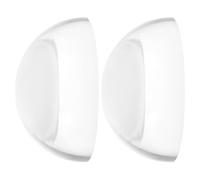 Alipis 2pcs 10x Acrylic Half Ball Dome Magnifier Paperweights 2.28 Inch Lightweight Desktop Magnifier for Reading Newspapers, Letters, and Map Viewing, Suitable for Seniors and Office Use