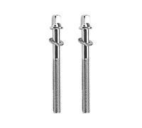 Alipis 2pcs 70mm Snare Drum Tension Rods Replacement Screws with Smooth Surface Made of Premium Metal Material for Snare Drum Accessories