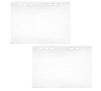 Alipis 2pcs Acrylic Loose Leaf Planner Binder Covers Transparent Refillable Notebook Shell Protectors for Student Organizer Budget Travel Diary