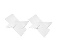 Alipis 2pcs Acrylic X-Shape Book Reading Rack Transparent Desktop Holder for Books Music Notes Display Organizer Multi-Functional Stand for Home Office Desk Use