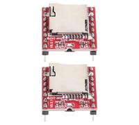 Alipis 2pcs Adjustable Volume Dfplayer Mini Module with Card Support Audio Decode Board for Open-source Projects and DIY Kits Red