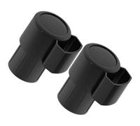 Alipis 2pcs Alto Saxophone End Plugs Black Plastic Sax End Caps Bent Neck Key Protectors Safeguard Saxophone Preventing Bent Neck Key Collisions for Home on The Go Use
