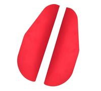 Alipis 2pcs Aluminium Alloy Side Mirror Rain Shield with Sunlight and Snow Protection Rearview Mirror Visor on Sunny and Snowy Days Red