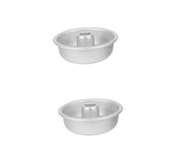 Alipis 2pcs Aluminum Alloy Cake Pan Nonstick Baking Mold for Kitchen Household Restaurants Easy Demold Fluted Cake Mold for Chiffon and Cookie Baking