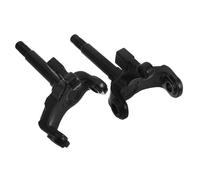 Alipis 2pcs Atv Front Suspension Knuckle Heavy-duty Steering Strut Spindle Hub for Kart and Quad Bike Front Axle Assembly Metal Construction for Responsive Off-road Control