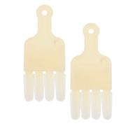 Alipis 2pcs Beekeeping Jelly Scraper Pen, Jelly Squeegee Pen, Plastic, Beige, Multifunctional, Efficient Cleaning, for Apiculture and Beekeeping, Amateur and Professional Beekeepers